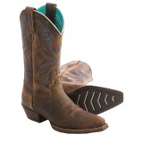 Justin Boots Silver Cowboy Boots - 12”, Snip Toe (For Women)