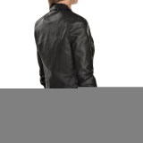 Rock & Roll Cowgirl Pleather Snap-Tab Crop Jacket (For Women)