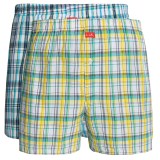 Luk Woven Plaid Boxers - 2-Pack (For Men)