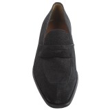 A. Testoni English Grain Suede Penny Loafers (For Men)