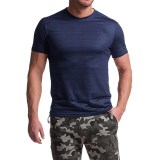 RBX Striated Solid T-Shirt - V-Neck, Short Sleeve (For Men)