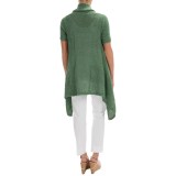 Lafayette 148 New York Cascade Cardigan Sweater - Short Sleeve (For Women)