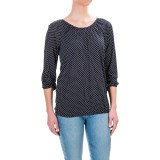 Chelsea & Theodore Mini-Dot Shirt - Rayon, 3/4 Sleeve (For Women)