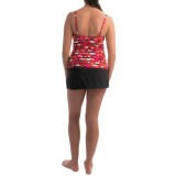 Jones New York Poppy Floral Tankini Set (For Women)