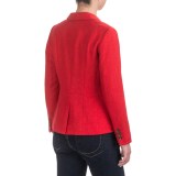 Herringbone Wool Blend Blazer (For Women)