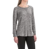 Harmony and Balance Hacci Knit Brushed Shirt - Scoop Neck, Long Sleeve (For Women)