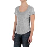 Layer 8 Scoop Neck Shirt - Short Sleeve (For Women)