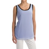 Nic+Zoe Mixed Trim Shirt - Sleeveless (For Women)