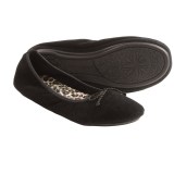 Hush Puppies Lilac Suede Slippers (For Women)