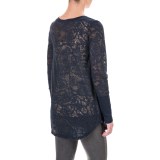 allen allen Lace Tunic Shirt - Scoop Neck, Long Sleeve (For Women)