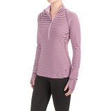 Mountain Hardwear Butterlicious Stripe Pullover Shirt - UPF 50+, Zip Neck, Long Sleeve (For Women)