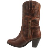 Dingo Nelly Cowboy Boots - Leather, Round Toe (For Women)