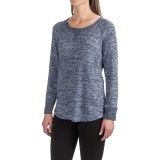 Harmony and Balance Hacci Knit Brushed Shirt - Scoop Neck, Long Sleeve (For Women)