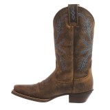 Justin Boots Silver Cowboy Boots - 12”, Snip Toe (For Women)