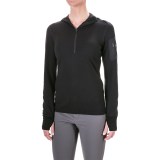 Icebreaker Terra Hoodie - Merino Wool, Zip Neck (For Women)
