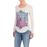 Lucky Brand Photo Mandala T-Shirt - Long Sleeve (For Women)