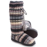 Muk Luks Grommet Boot Slippers (For Women)