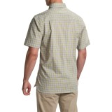 Scott Barber Charles Plain Weave Melange Shirt - Button Front, Short Sleeve (For Men)