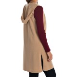 Cynthia Rowley Cashmere Cardigan Vest - Hooded (For Women)