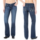 Wrangler Ultra Low-Rise Patch Jeans (For Women)