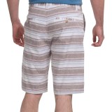 Kudeta Casual Cotton Stripe Shorts (For Men)