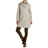 Ellen Tracy Outerwear Microfiber A-Line Coat - Removable Liner (For Women)