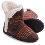 Muk Luks Faux-Fur Trim Boot Slippers (For Women)