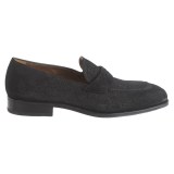 A. Testoni English Grain Suede Penny Loafers (For Men)