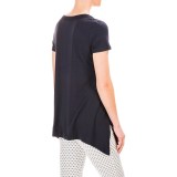 Chelsea & Theodore Scoop Neck Shirt - Rayon, Short Sleeve (For Women)