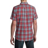 J.A.C.H.S. Single-Pocket Double-Faced Plaid Shirt - Short Sleeve (For Men)