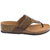 BioNatura Crystal II Flip-Flops - Leather (For Women)