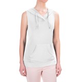 Workshop Republic Clothing French Terry Hoodie Shirt - Sleeveless (For Women)