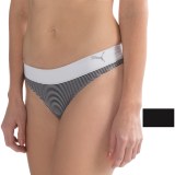 Puma Seamless Pinstripe Panties - 2-Pack, Thong (For Women)