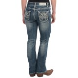 Rock & Roll Cowgirl Diamond Tribal Jeans - Medium Rise, Bootcut (For Women)