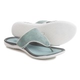 Axxiom Perforated Yogic Flip-Flops - Vegan Leather (For Women)