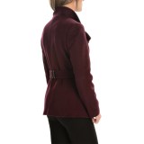 Cole Haan Outerwear Double-Breasted Wool Coat - Belted (For Women)