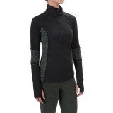 Layer 8 Zip Neck Shirt - Long Sleeve (For Women)