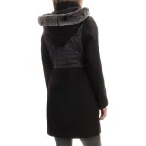 Jonathan Michael Boucle & Puffer Coat - Insulated (For Women)