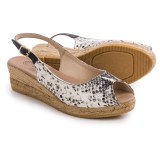 Eric Michael Kate Wedge Sandals - Leather (For Women)