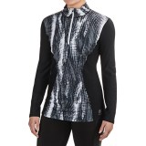 Snow Angel Post-Modern Slimline Base Layer Top - Zip Neck, Long Sleeve (For Women)