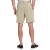 Charleston Khaki by Berle Pleated Herringbone Shorts (For Men)