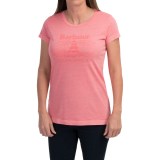 Barbour Printed Cotton Round Neck T-Shirt - Short Sleeve (For Women)