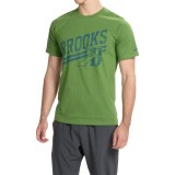 Brooks Heritage Running T-Shirt - UPF 30+, Crew Neck, Short Sleeve (For Men)