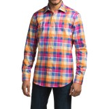 Robert Talbott Crespi IV Trim Fit Plaid Sport Shirt - Long Sleeve (For Men)