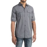 Collared Two-Pocket Shirt - Roll-Up Long Sleeve (For Men)