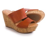 Born Adria Wedge Sandals - Leather (For Women)