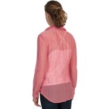 dylan Sheer Henley Shirt - Long Sleeve (For Women)