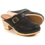 TOMS Elisa Open-Back Clogs - Leather (For Women)