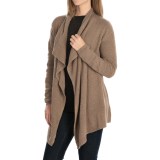 Eight Eight Eight Textured Open Front Cardigan Sweater - Cotton (For Women)