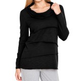 Neon Buddha Stretch Jersey Travel Cowl Shirt - Long Sleeve (For Women)